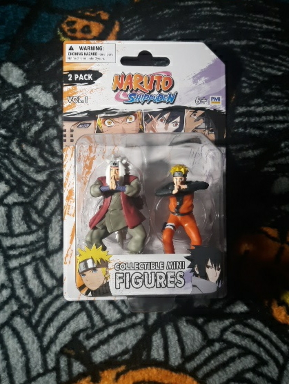 Naruto Shippuden Collectible Mini Figures 2-Pack - Orange & Green